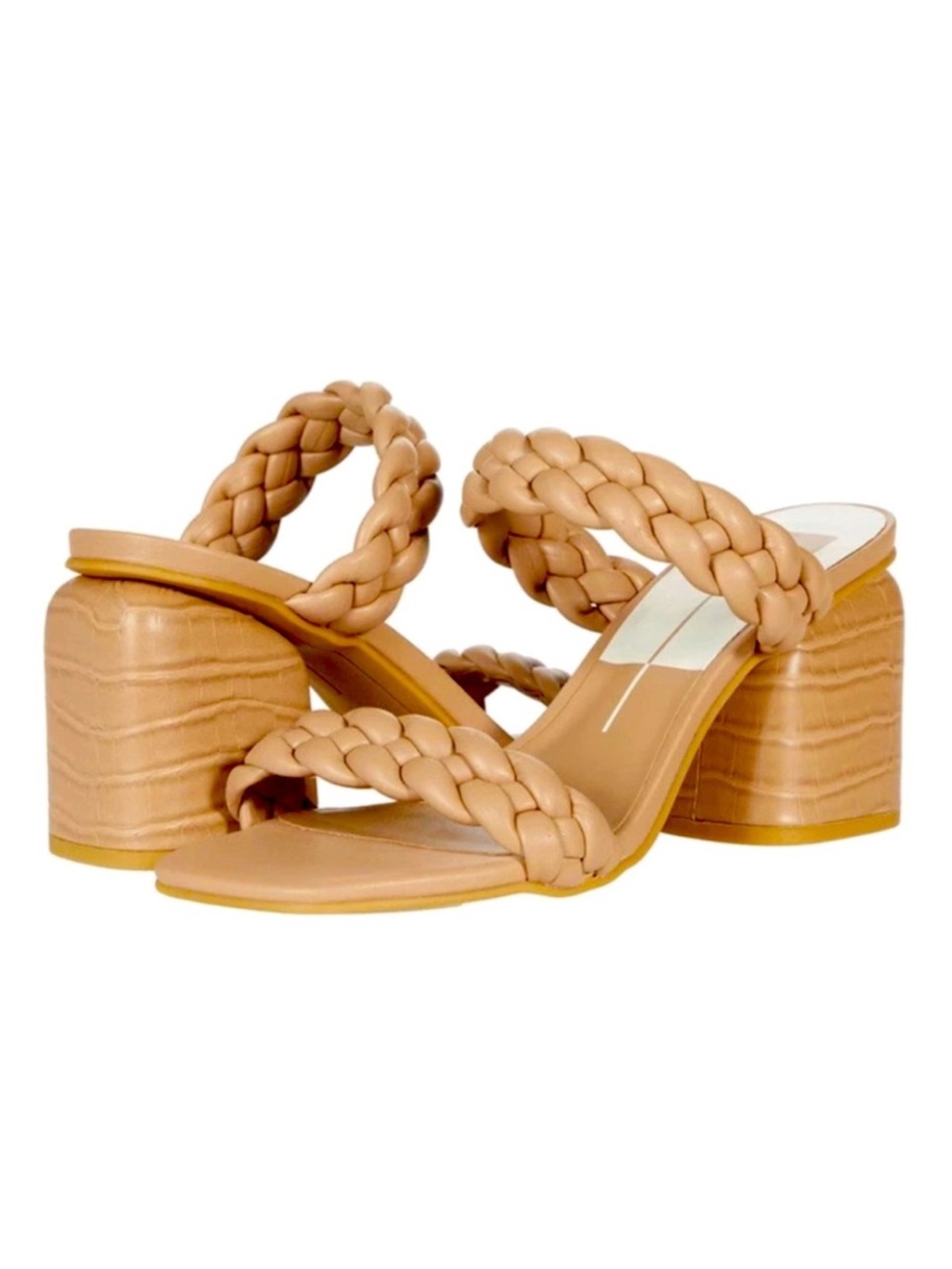 Dolce Vita Braided Woven Heeled Sandals, NEW